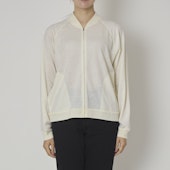 sohi/ウォッシャブルウール天竺ジップアップカーデ